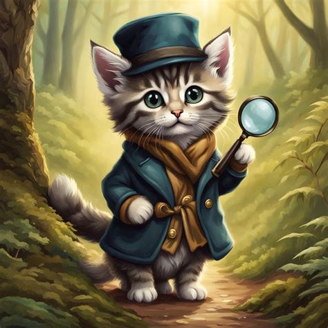 Detective Kitty Ai Generated Artwork Nightcafe Creator