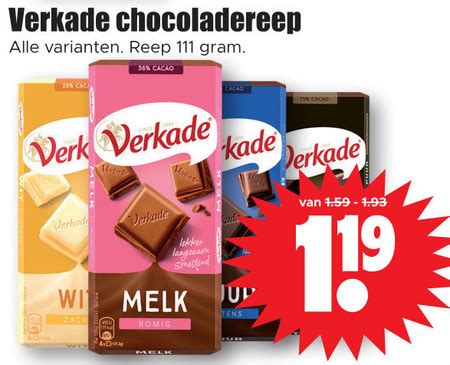 Verkade Chocolade Folder Aanbieding Bij Dirk Details