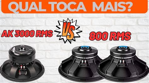 QUAL TOCA MAIS 01 AK 6 0 TRITON OU 02 ALTO FALANTE DE 800 RMS YouTube