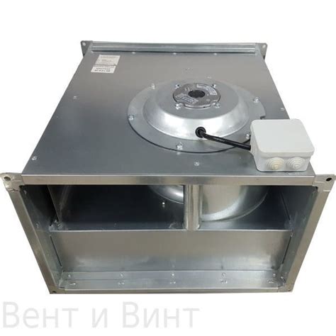 Канальный вентилятор для прямоугольных воздуховодов ВКП 400х200 4E ...