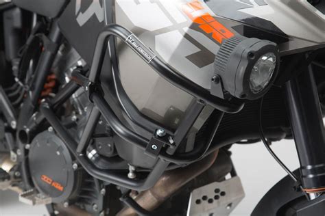 Defensas Superiores Sw Motech En Negro Para Defensas Originales De Ktm