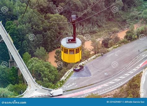 Cable Car Cabin that Goes Up To the Montserrat Mountain in Which are ...