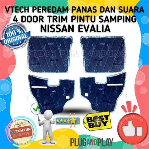 Jual Vtech Peredam Suara Akustik 4 Door Trim Pintu Samping Nissan