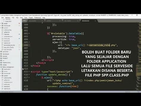 Trick Serverside Datatable Pada Codeigniter YouTube