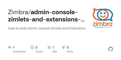 Admin Console Zimlets And Extensions Guideadmin Console Knowledge Transferpdf At Main · Zimbra