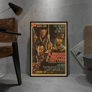 Good Bad Ugly Poster Kraft Paper Print Movie Wall Art Gift - Etsy