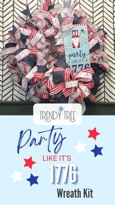 Summer Wreath 4th Of July Wreath Fourth Of July Burlap Wreath Diy