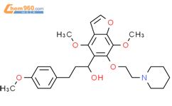 1 4 7 Dimethoxy 6 2 Piperidin 1 Ylethoxy 1 Benzofuran 5 Yl 3 4