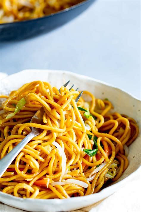 Takeaway Style Chow Mein Sprinkles And Sprouts