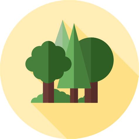 Bosque Iconos Gratis De Naturaleza