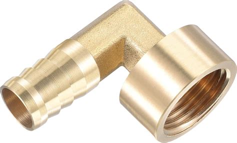 M METERXITY Brass Hose Barb Fittings 90 Degree Elbow Brass 16mm Barb