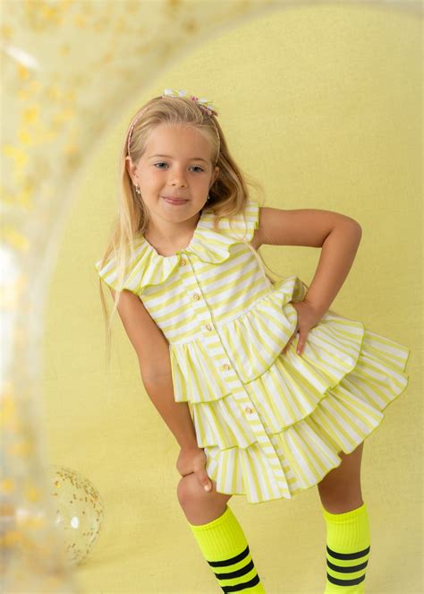 Cuka Tiered Stripe Dress - 84112 – Bella Sienna