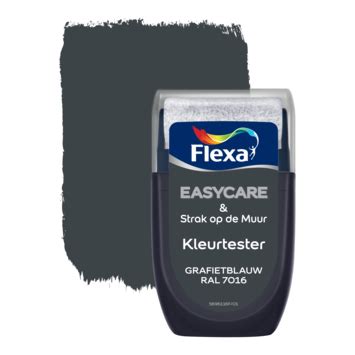 Gamma Flexa Strak Op De Muur Kleurtester Grafietblauw Ral Mat