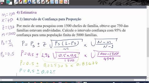 Intervalo De Confian A Propor O Youtube