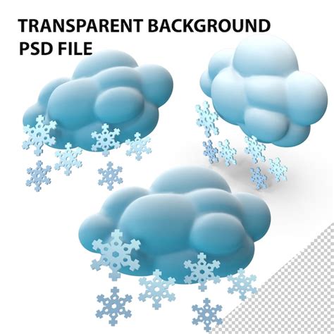 Nieve Png Archivo Psd Premium