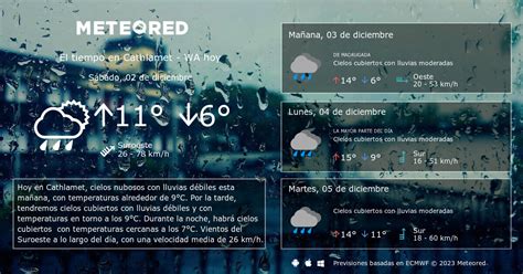 El Tiempo En Cathlamet Wa Predicci N A D As Meteored