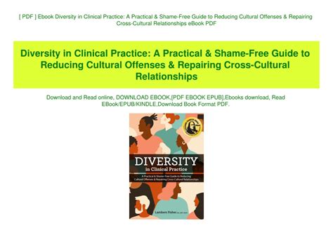 Ppt [ Pdf ] Ebook Diversity In Clinical Practice A Practical And Shame