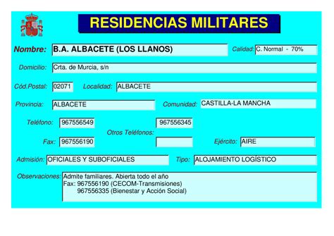 Residencias Militares Resúmenes De Logística Docsity