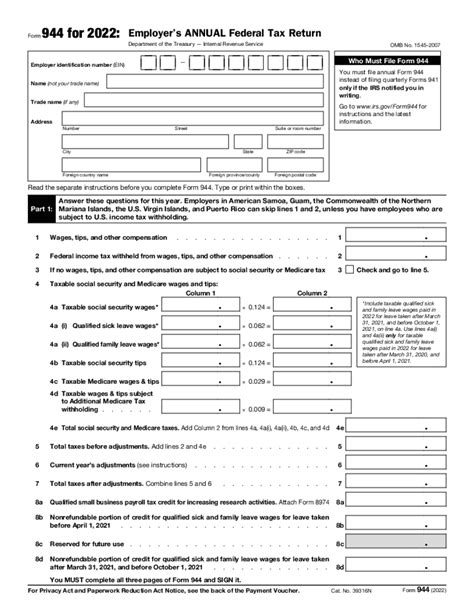 Form 941 Vs 944 What Are The Differences Fill Online Printable