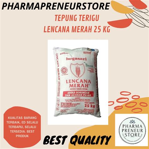 Jual TEPUNG TERIGU LENCANA MERAH 1 KG KEMASAN REPCK NO 1 BEST QUALITY