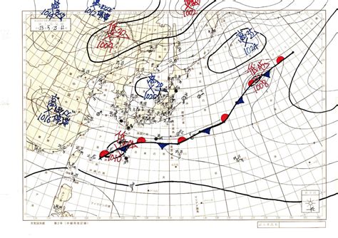 2011年5月25日（水）天気図 墨田区立本所中学校科学部