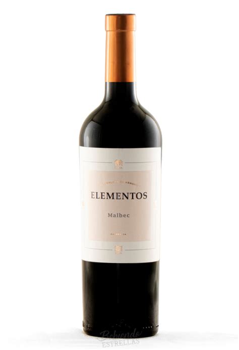 Vino Elementos Malbec 750 Ml Bebiendo Estrellas