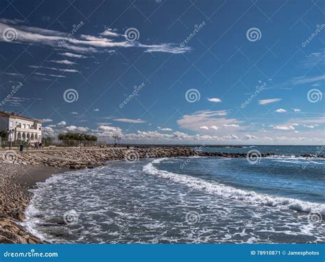 Beach at Saintes Maries De La Mer, France Stock Image - Image of europe ...