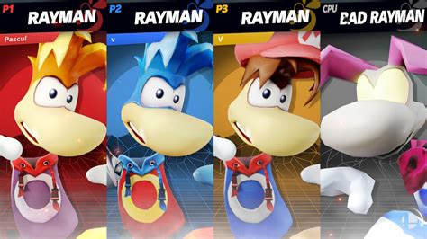 Rayman Complete Super Smash Bros Ultimate Mods