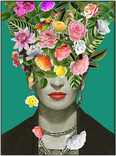 WALL EDITIONS Art Poster Frida Kahlo Tracie Andrews Format 50 X