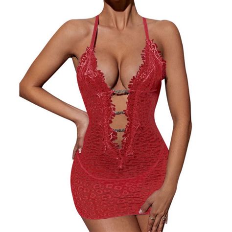 Conjunto De Lingerie Sexy De 2 Peças Erótica Babydoll Sem Costas Perspective Shopee Brasil