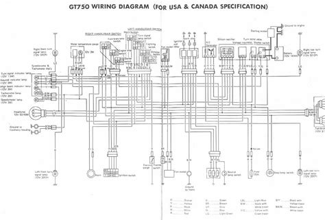 A Comprehensive Wiring Schematic For The Xv750 Motorcycle