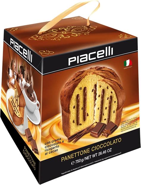 Piacelli Chocolate Panettone 750gram : Amazon.co.uk: Grocery