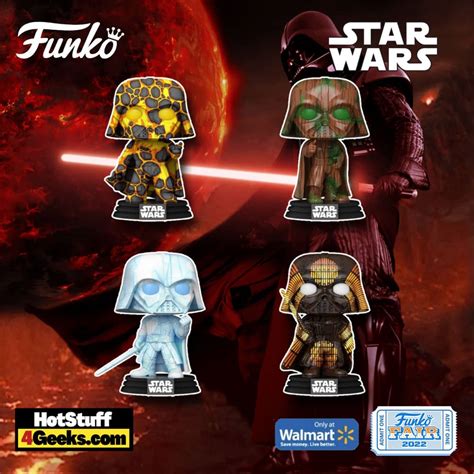 4 NEW Darth Vader Funko Pop! Art Series - Funko Fair 2022