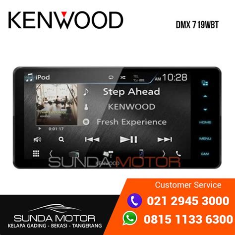 Jual Kenwood DMX719WBT Head Unit 2Din Non DVD Mirroring Via USB