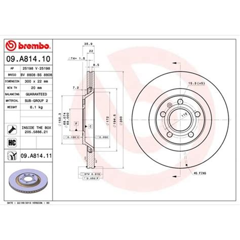 X Brembo Bremsscheiben Mm Innenbel Ftet Hinten Passend F R Audi A