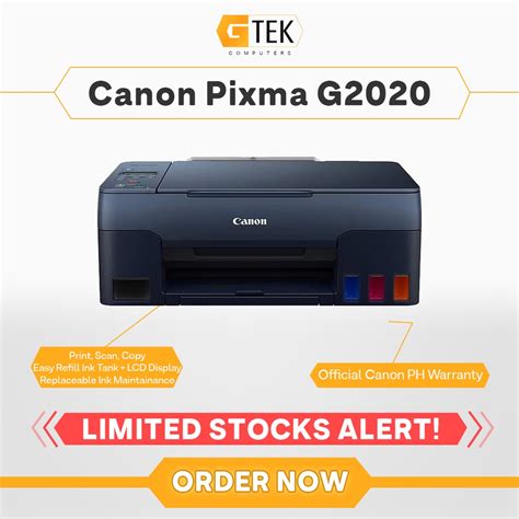 Canon Pixma G2020 AIO Inkjet Printer | Shopee Philippines