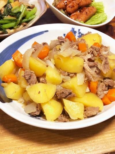 家の黄金比率で♥煮物の定番！肉じゃが♥のつくれぽ 【クックパッド】 簡単おいしいみんなのレシピが386万品