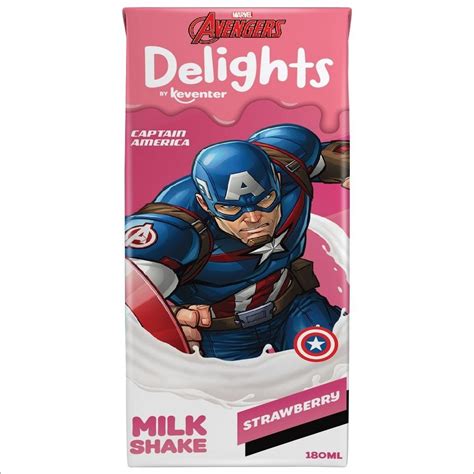 Keventer Delights Strawberry Milkshake Ml Tetra Pak