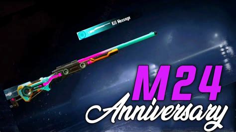 Anniversary M24 Gun Skin Leaks Upgradable Gun Skin PUBG MOBILE