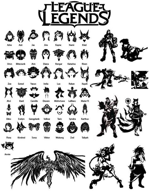 League_of_legends Cricut Files league of Legends Silhouette - Etsy