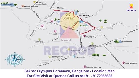 Sekhar Olympus Horamavu, Bangalore Location Map - Regrob