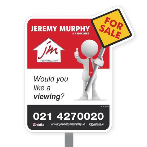 Custom Estate Agent Sign Boards Ireland Pat Dennehy Signs Cork