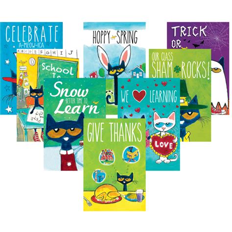 Pete the Cat Holiday and Seasonal Poster Set - TCR60238 | Teacher ...