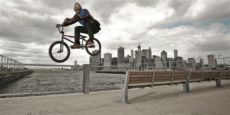 Streets And Avenues Nyc Bmx Rider Edwin De La Rosa