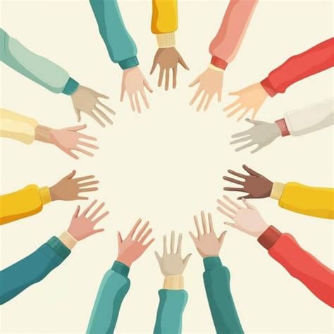 Download Diverse Hands Symbolizing Unity And Teamwork Backgrounds