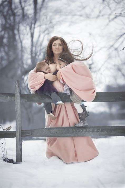 Photographer Seeks To Normalize Breastfeeding With Striking Outdoor