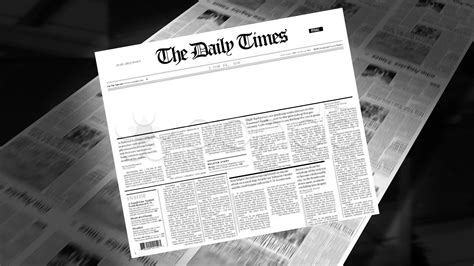 Newspaper Headline Template