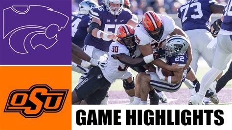 Oklahoma State Vs Kansas State Full Game Highlights 2023 College