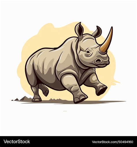 Rhinoceros Royalty Free Vector Image - VectorStock