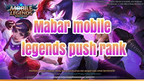 Mabar Push Rank Mobile Legends YouTube